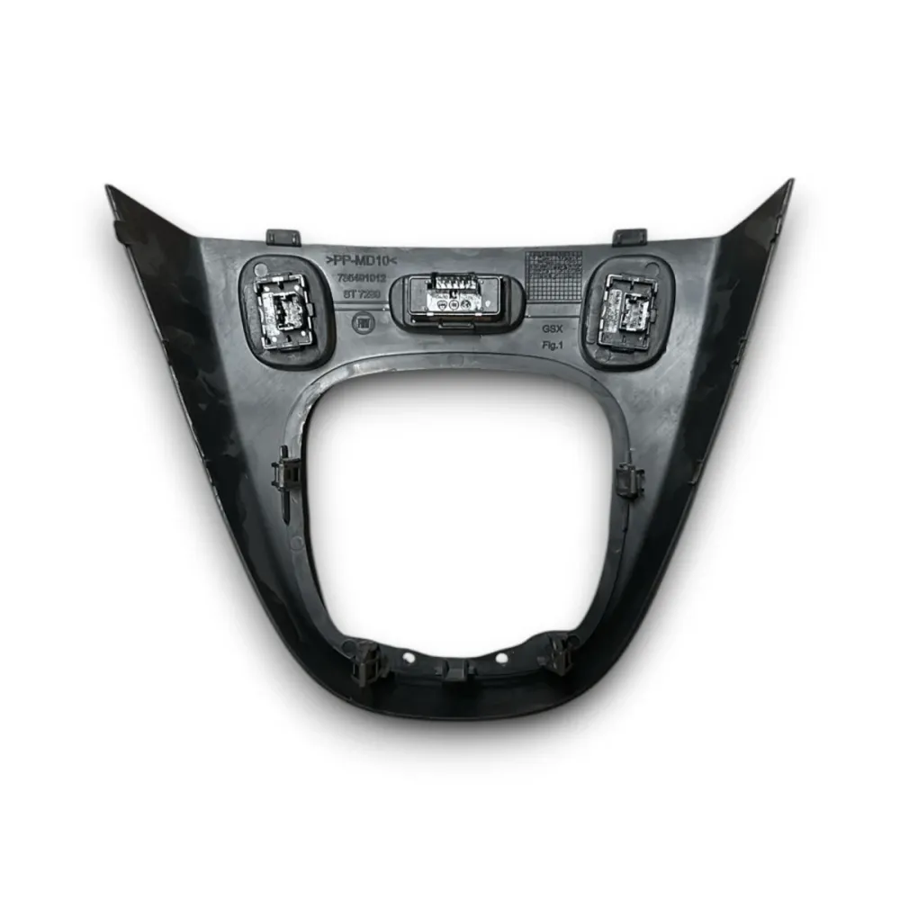 Revestimento da alavanca de câmbio fiat panda 312 cod:735491912 (2012 >) + comando do vidro elétrico