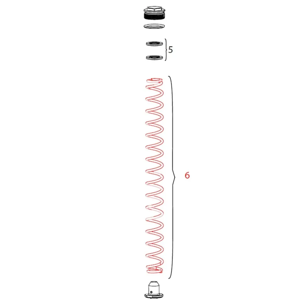ROCKSHOX DOMAIN Forquilha em T simples Mola macia
