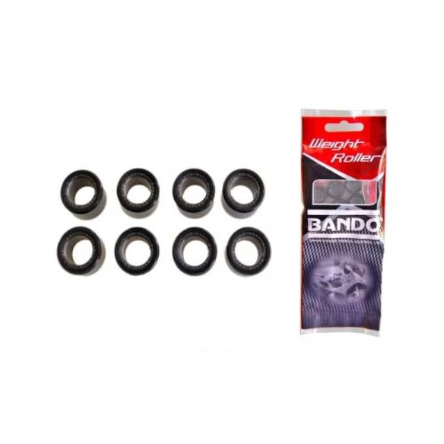 Roletes de variador 25x17 18,5g 8 unidades Bando