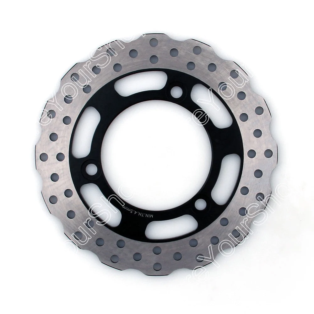 Rotor do disco do freio traseiro para Kawasaki Ninja EX250 250R 2008-2012 Black Generic