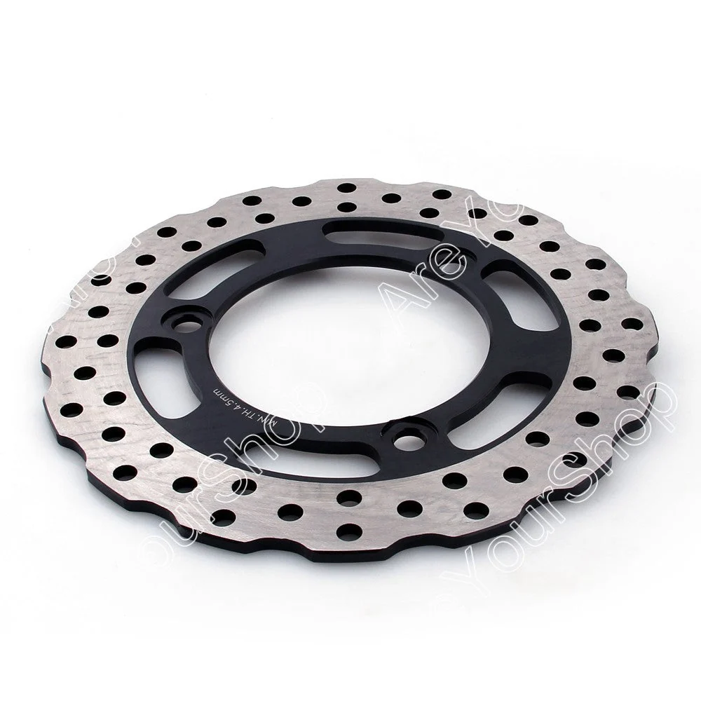 Rotor do disco do freio traseiro para Kawasaki Ninja EX250 250R 2008-2012 Black Generic