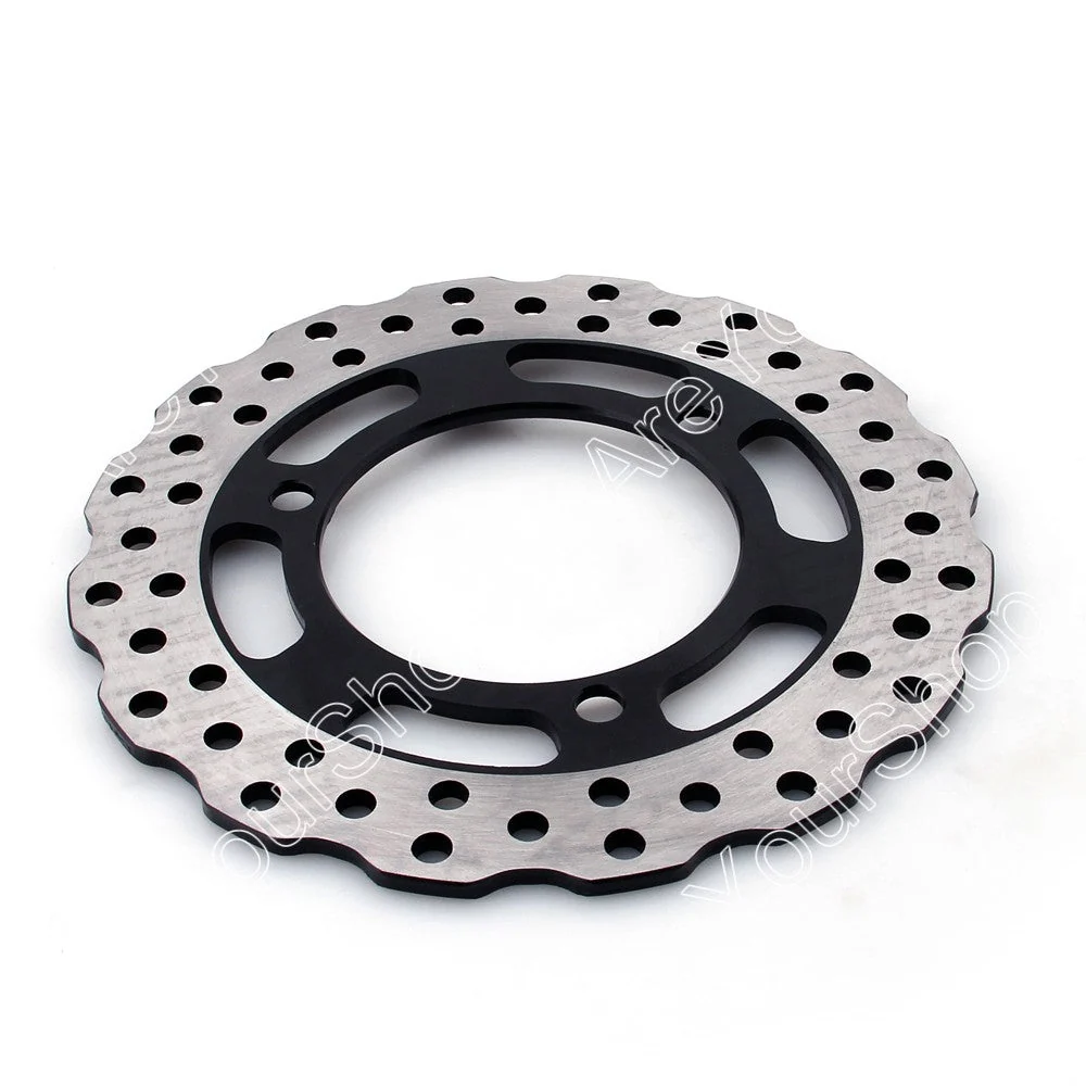 Rotor do disco do freio traseiro para Kawasaki Ninja EX250 250R 2008-2012 Black Generic