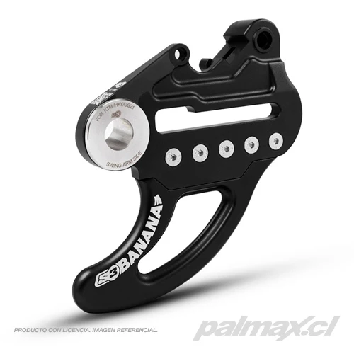 Protector de disco enduro trasero Banana (negro) KTM/Sherco/Husq/Gas | S3 Engine Parts S3 Parts