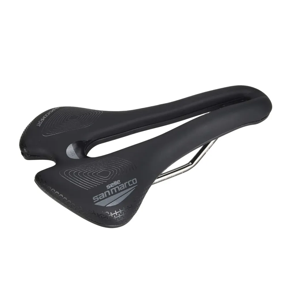SAN MARCO APSIDE SHORT SUPERCOMFORT OPEN-FIT RACING SADDLE 149mm Carris de manganês