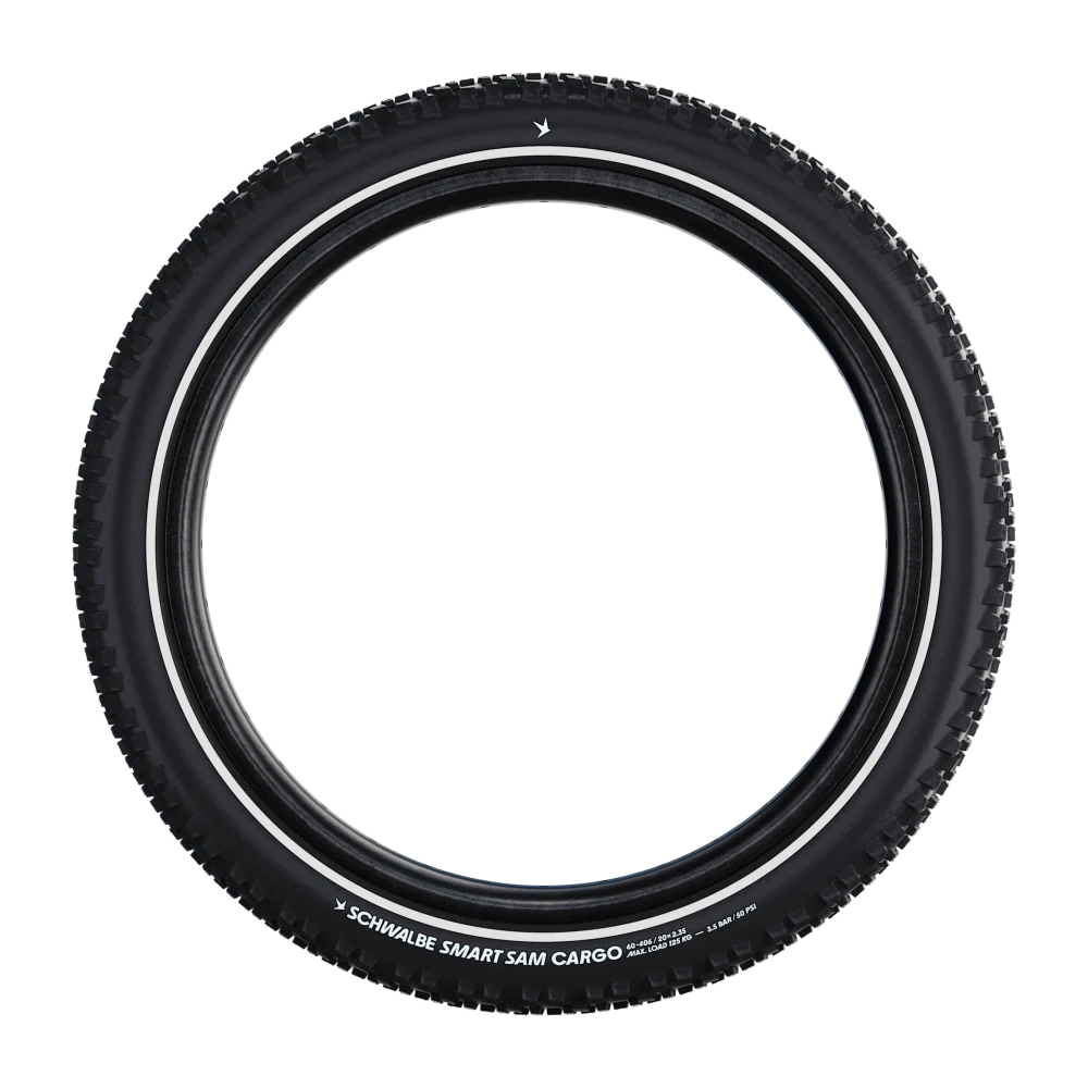 SCHWALBE SMART SAM CARGO 27.5x2.35 ADDIX-E Super Defense Reflex TubeType Pneu rígido