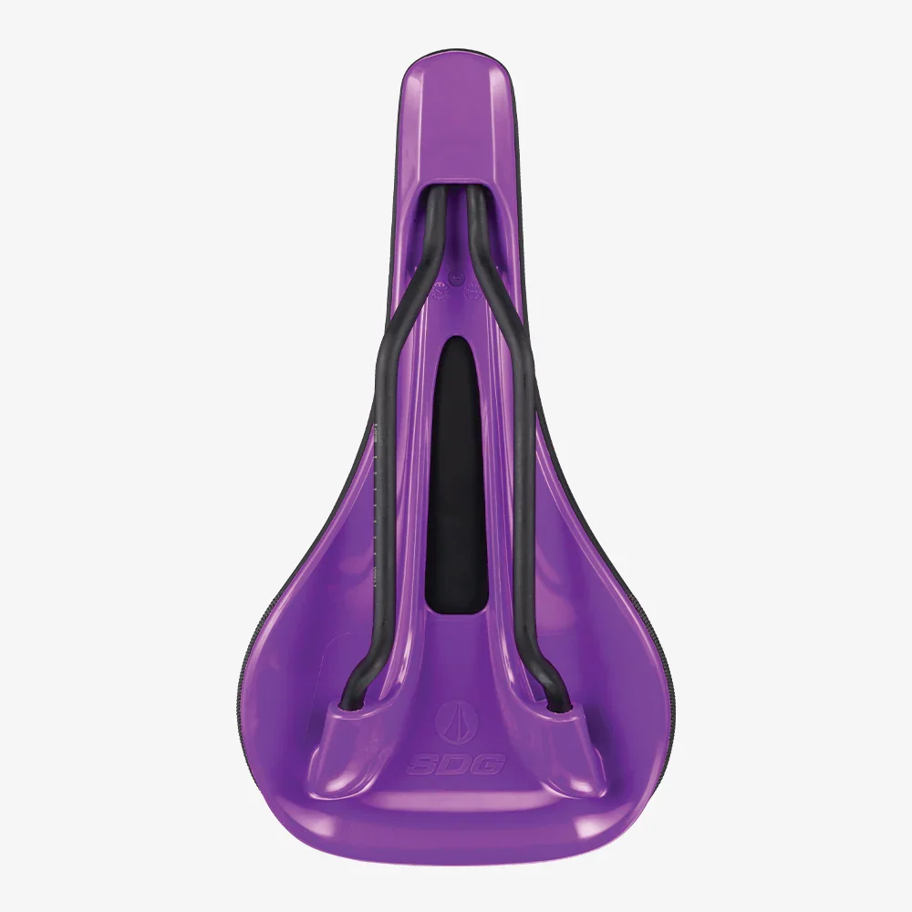 SDG BEL-AIR V3 Rails Lux Alloy Saddle Preto/Púrpura