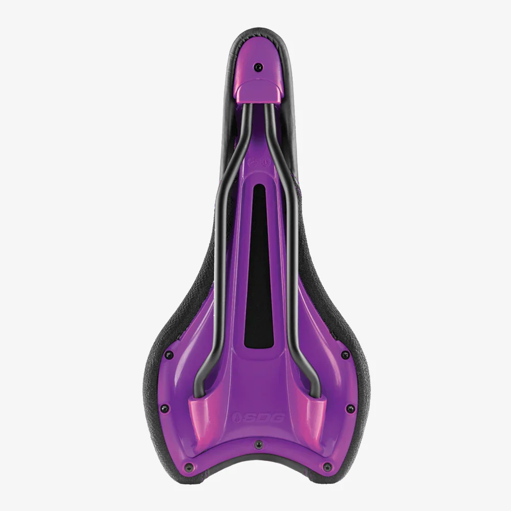 SDG RADAR MTN Rails Cr-Mo Saddle Preto/Púrpura