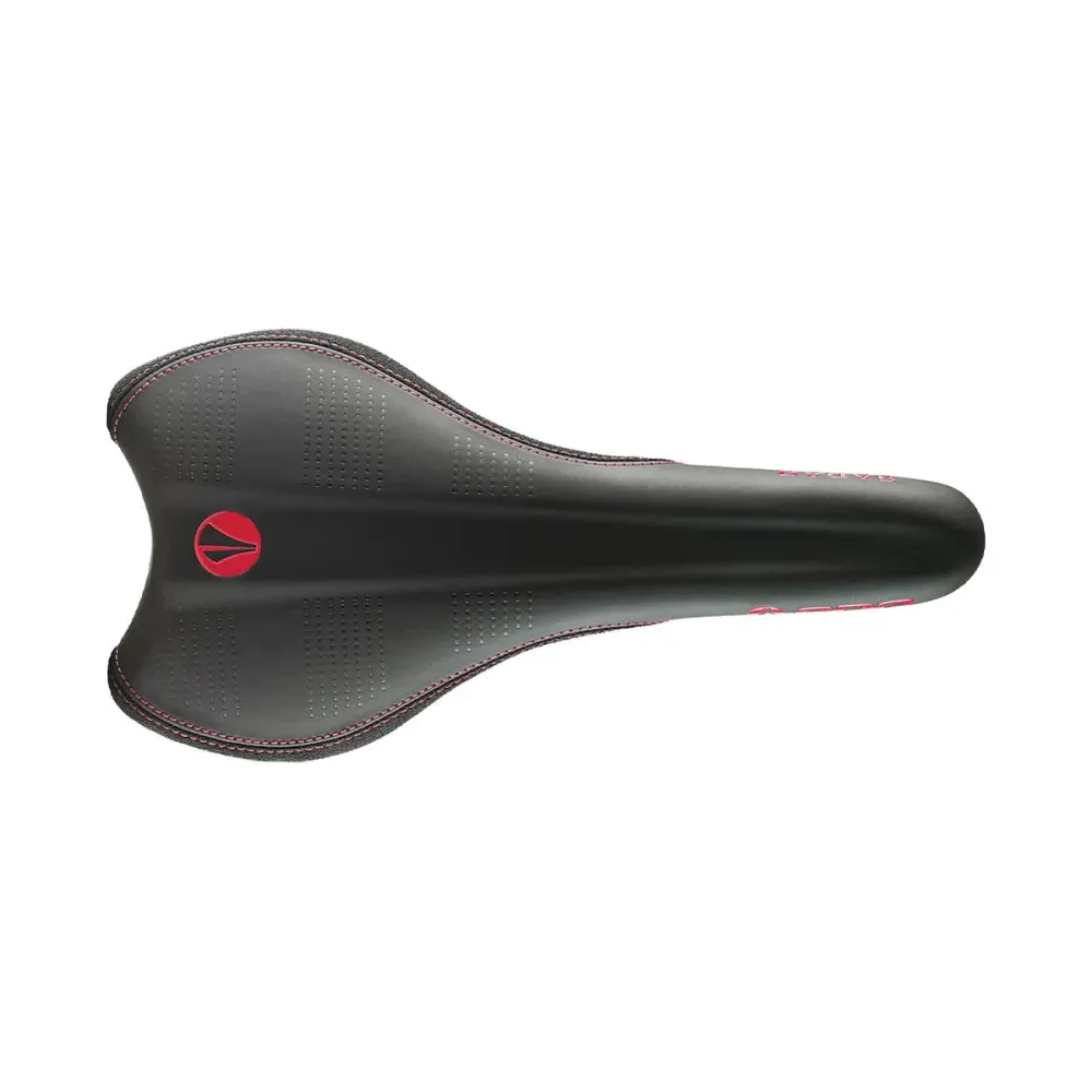 SDG RADAR MTN Rails Titanium-Alu Saddle Preto/Vermelho