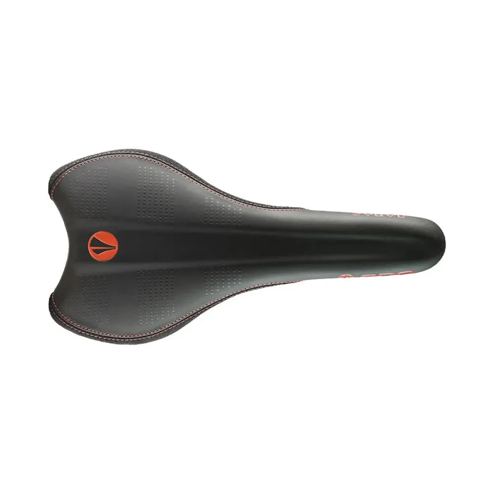 SDG RADAR MTN Rails Titanium-Aluminium Saddle Preto/Laranja