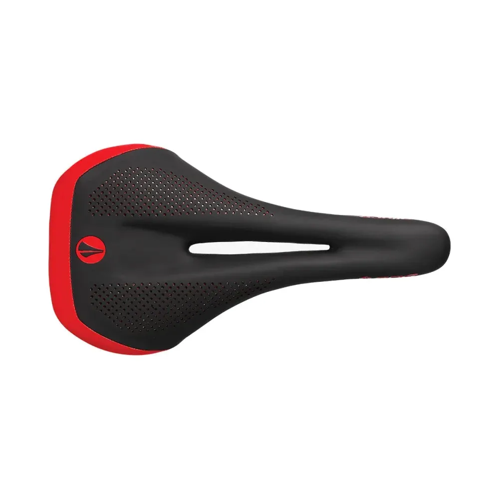 Selim para mulher SDG ALLURE V2 Lux-Alloy Rails Preto/Vermelho