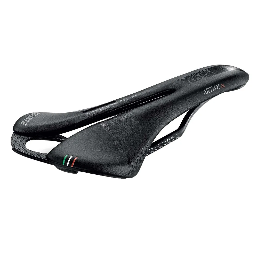 Selim REPENTE ARTAX GL 132mm Carris de carbono Preto