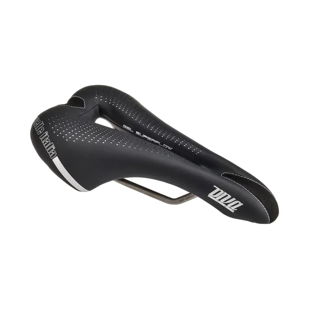 Selim SELLE ITALIA DIVA GEL SUPERFLOW S Trilhos para mulher TI316