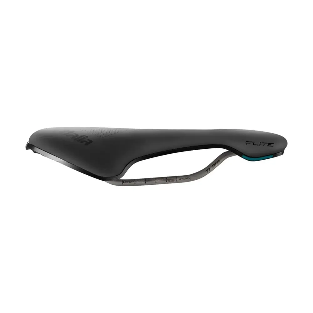 Selim SELLE ITALIA FLITE BOOST GRAVEL SUPERFLOW S Carris Ti316 Preto/Cinzento