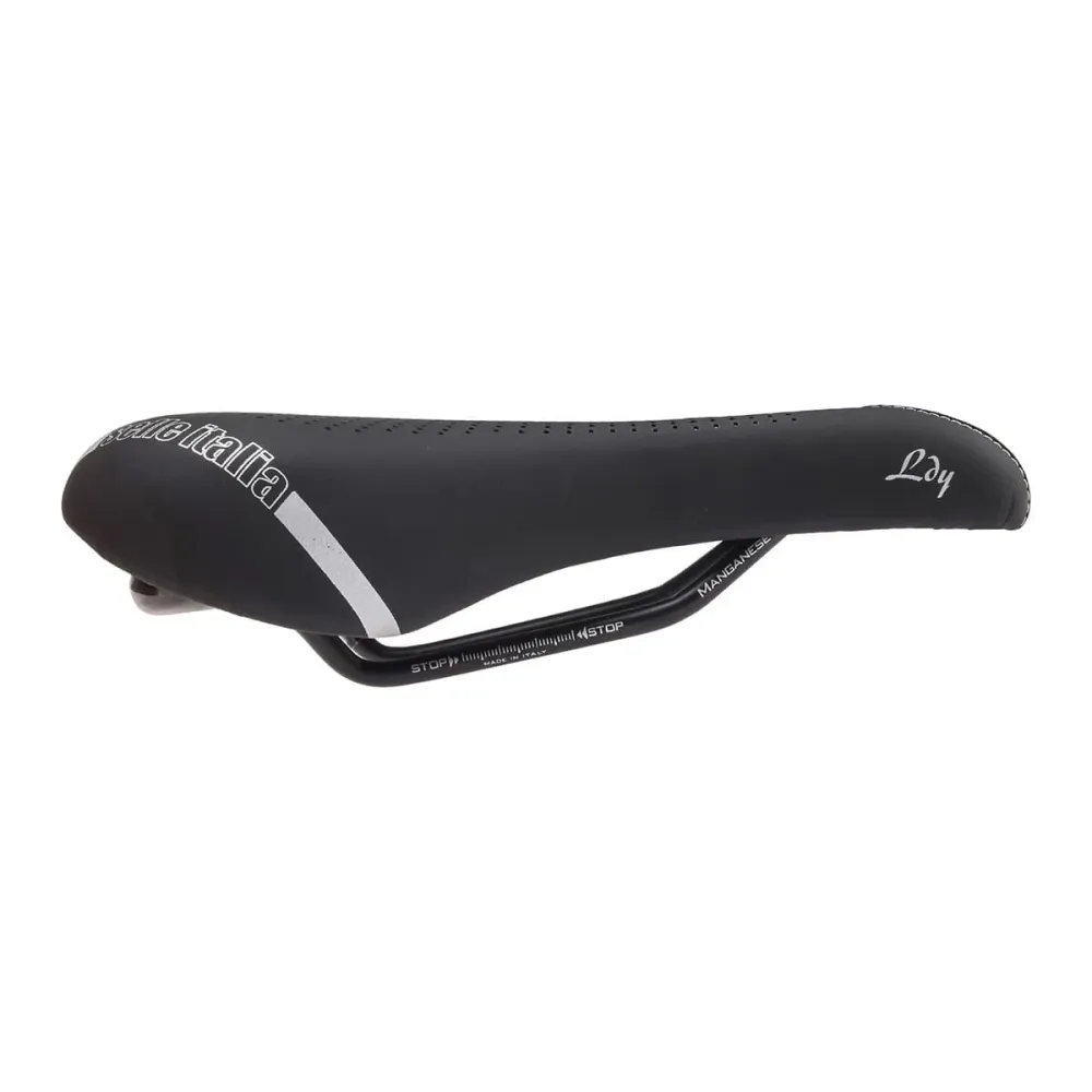 Selim SELLE ITALIA LADY GEL FLOW S Carris para mulher Manganês Preto