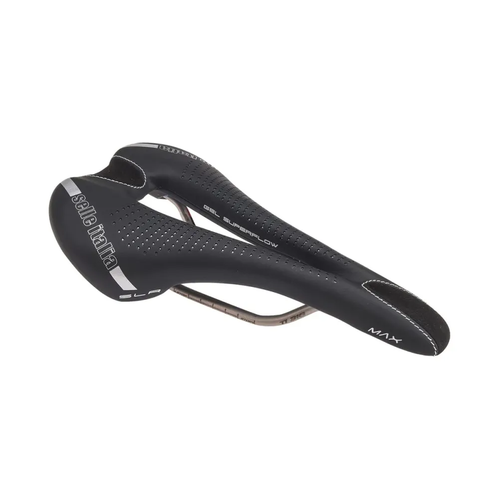 Selim SELLE ITALIA MAX SLR GEL SUPERFLOW L Carris TI316 Preto