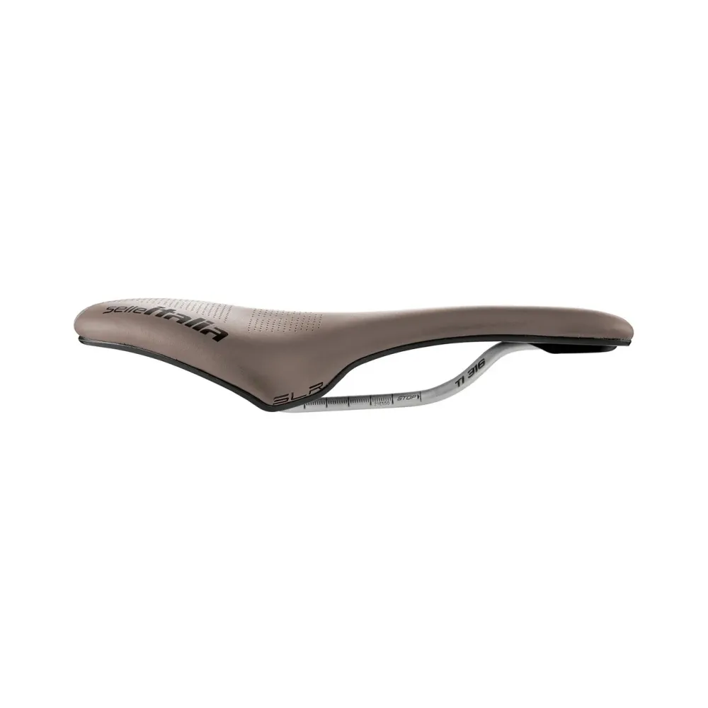 Selim SELLE ITALIA SLR BOOST GRAVEL SUPERFLOW S Carris TI316 Castanho