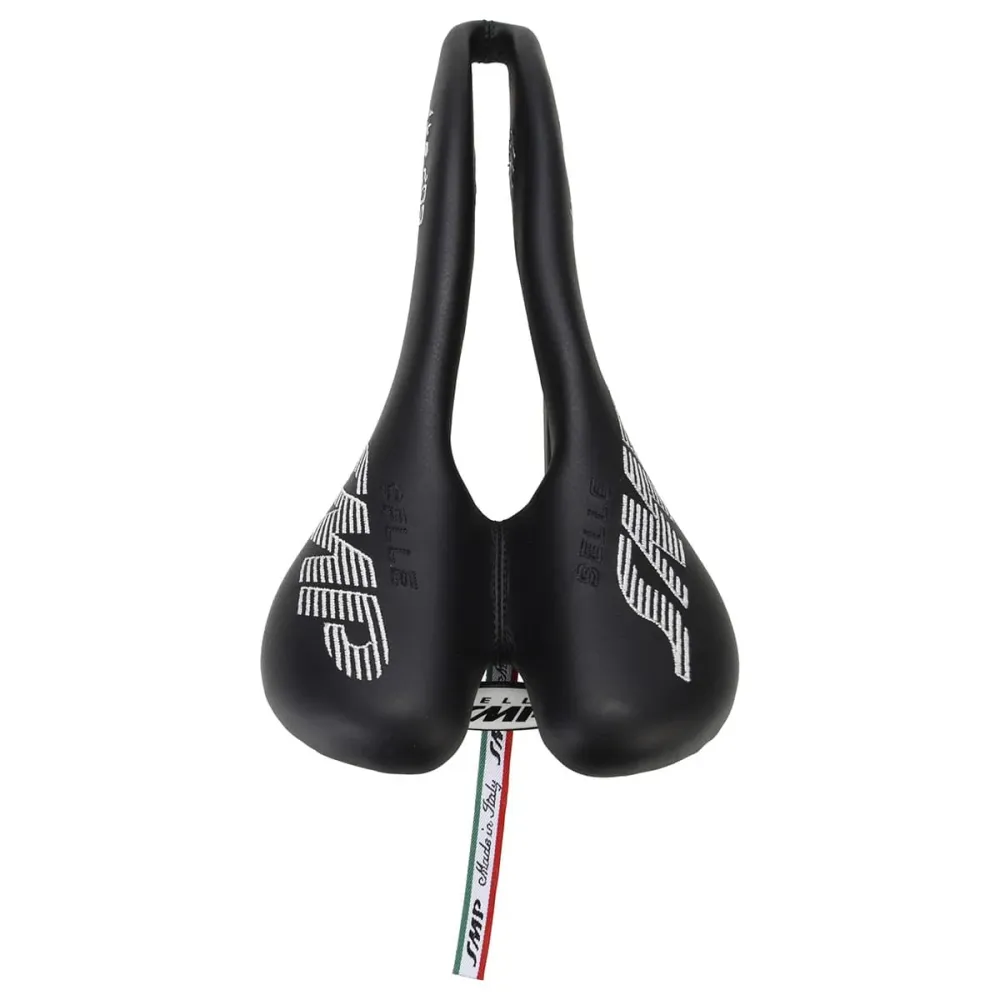 Selim SMP LITE 209 Largura 139mm Carris em ço inoxidável Preto