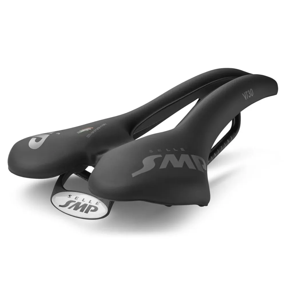 Selim SMP VT30 Largura 155mm Carris de ço Preto