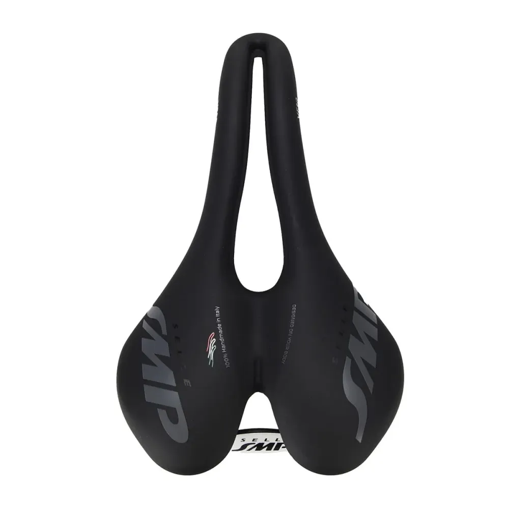 Selim SMP VT30 Largura 155mm Carris de ço Preto
