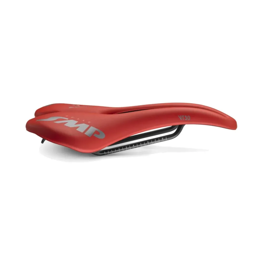 Selim SMP VT30 Largura 155mm Carris de ço Vermelho