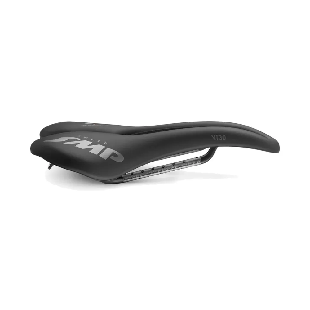 Selim SMP VT30 Largura 155mm Carris de carbono Preto