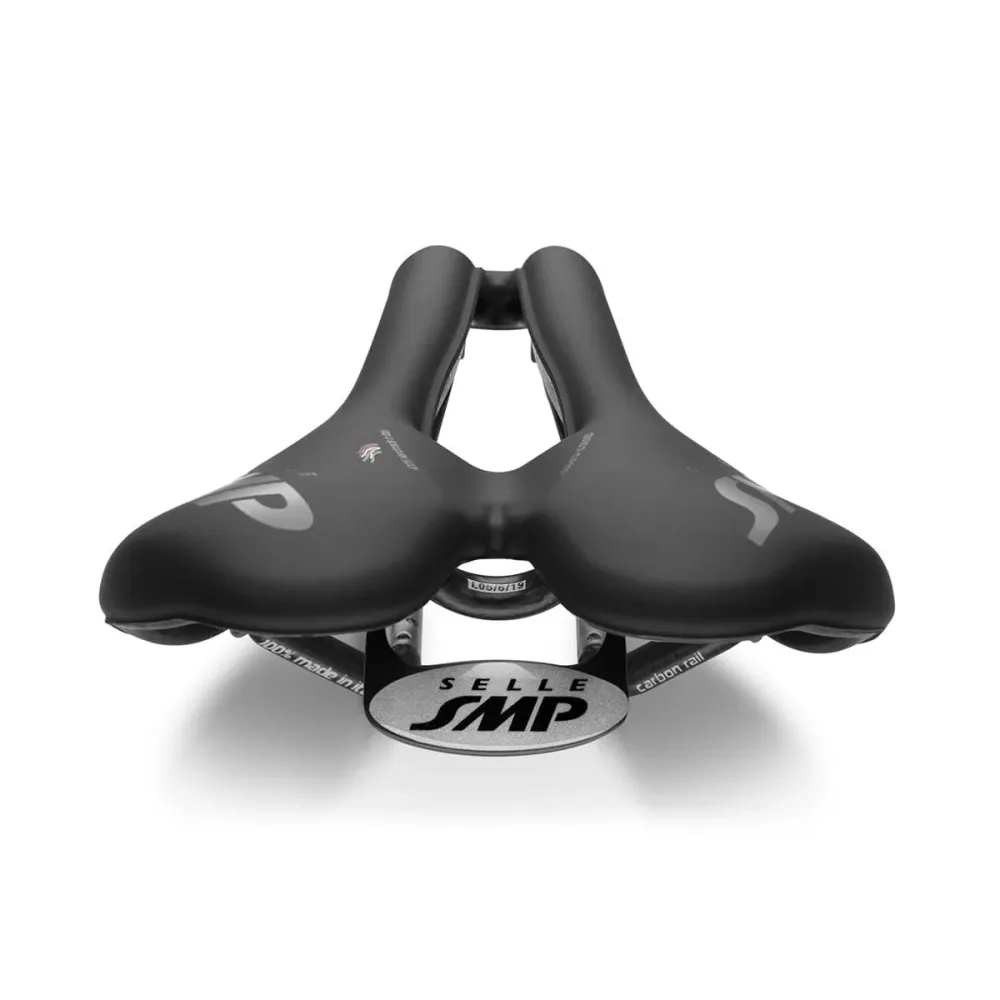 Selim SMP VT30 Largura 155mm Carris de carbono Preto
