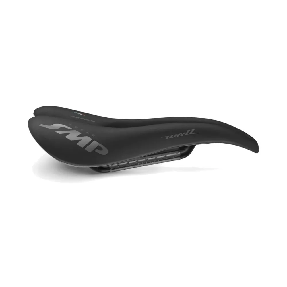 Selim SMP WELL S Largura 138mm Carris de carbono Preto