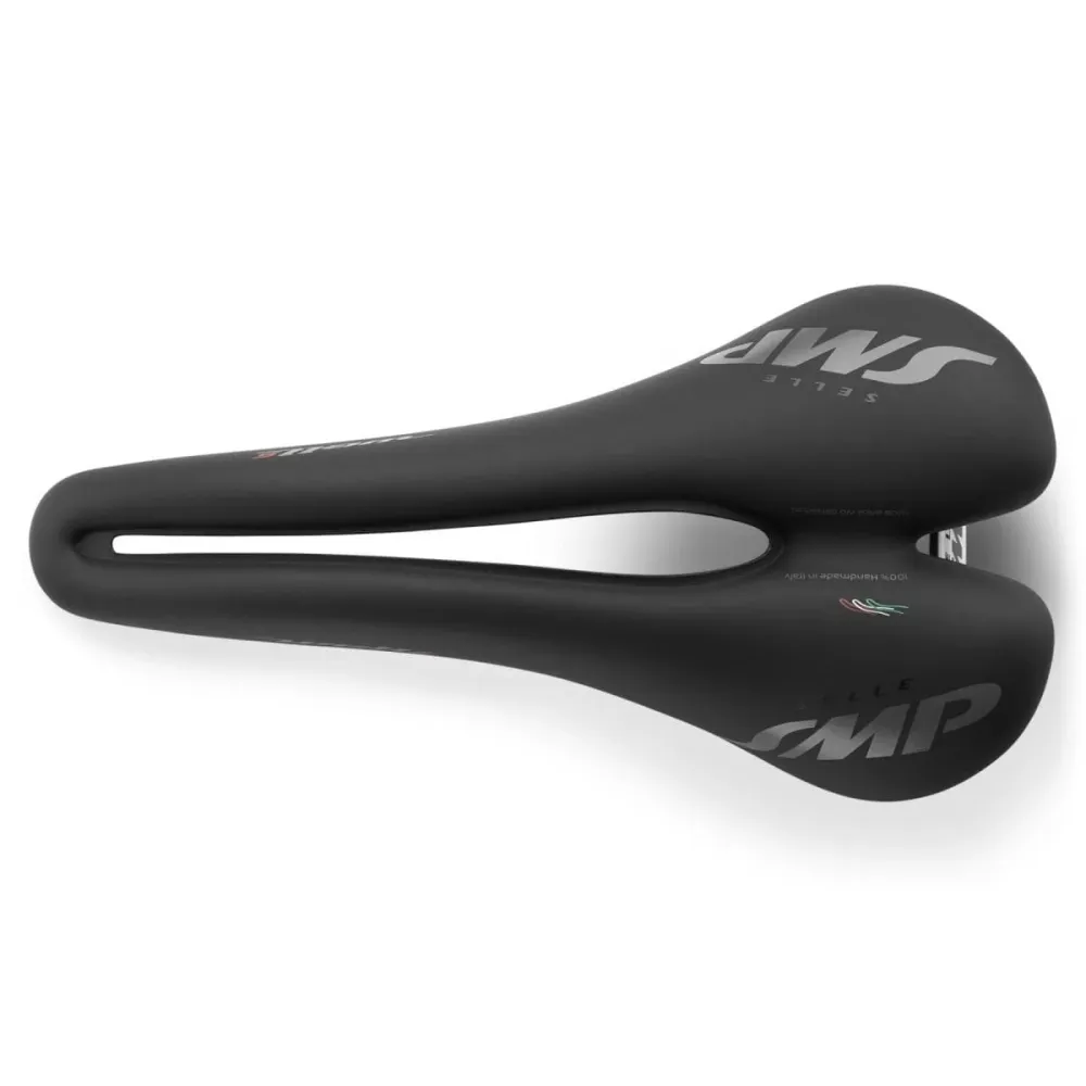 Selim SMP WELL S Largura 138mm Carris de carbono Preto