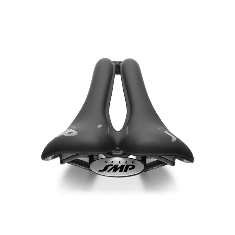 Selim SMP WELL S Largura 138mm Carris de carbono Preto