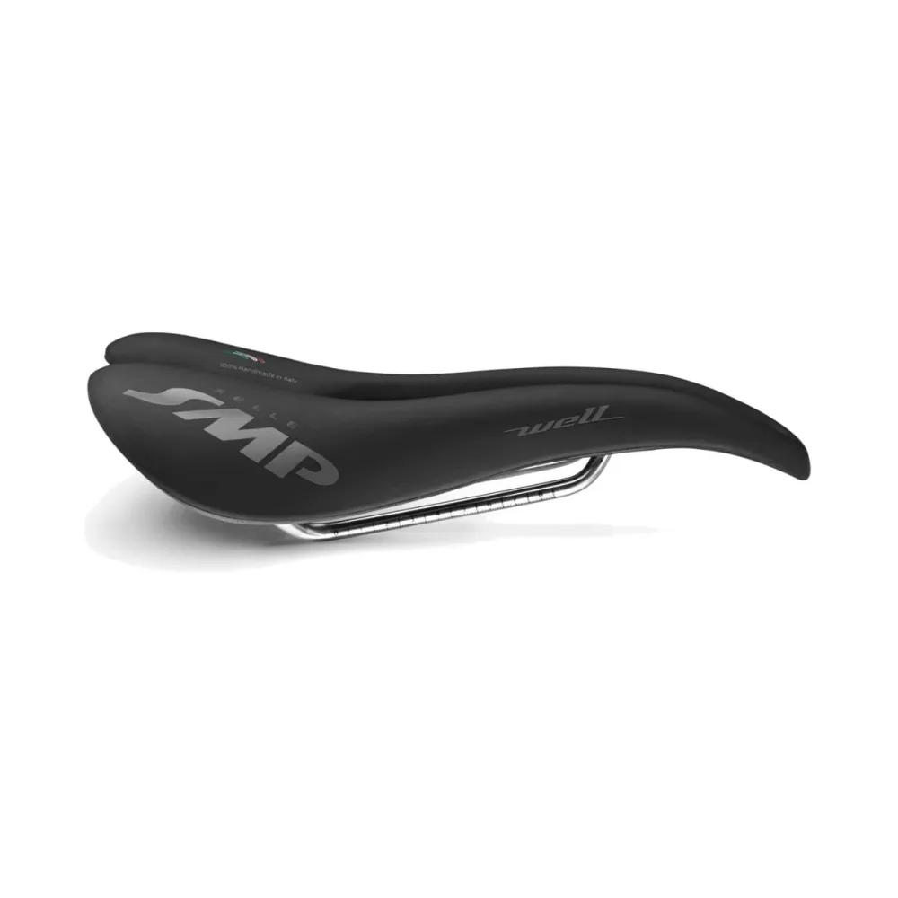 Selim SMP WELL Largura 144mm Carris de ço Preto