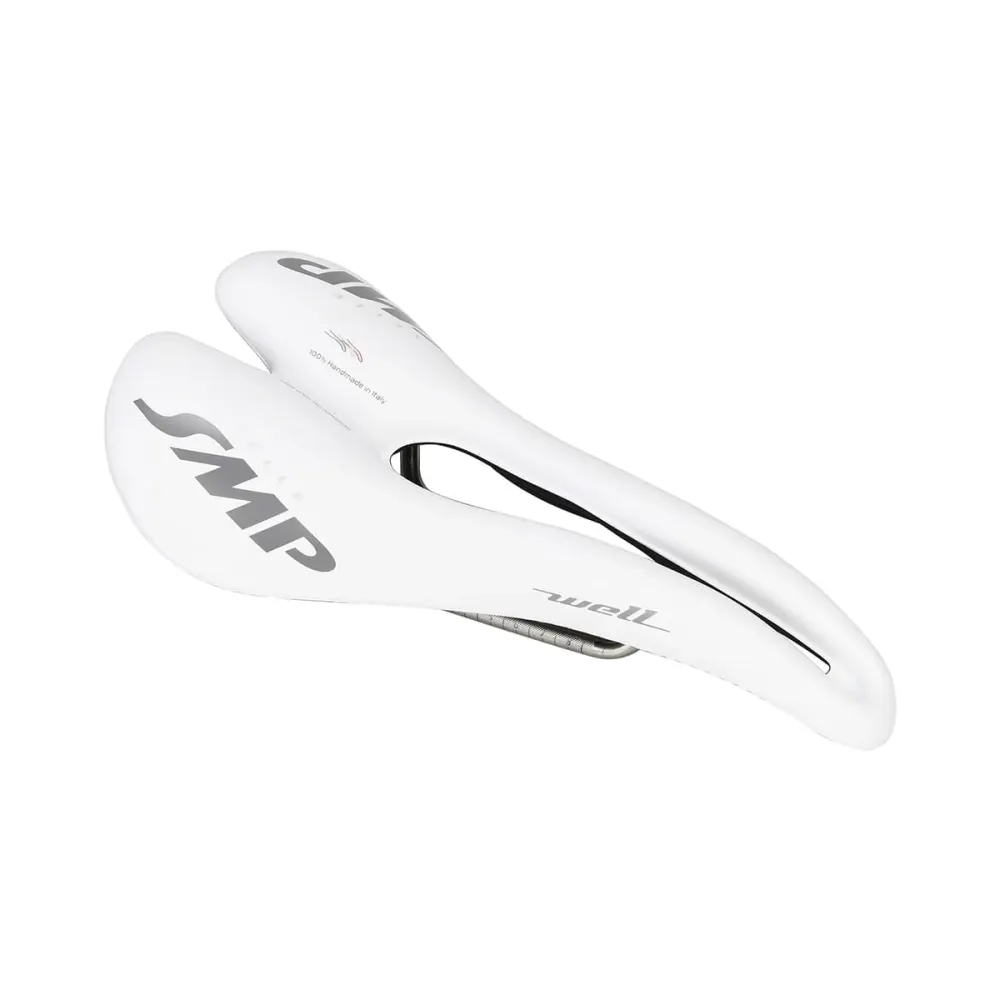 Selim SMP WELL Largura 144mm Carris de ço Branco