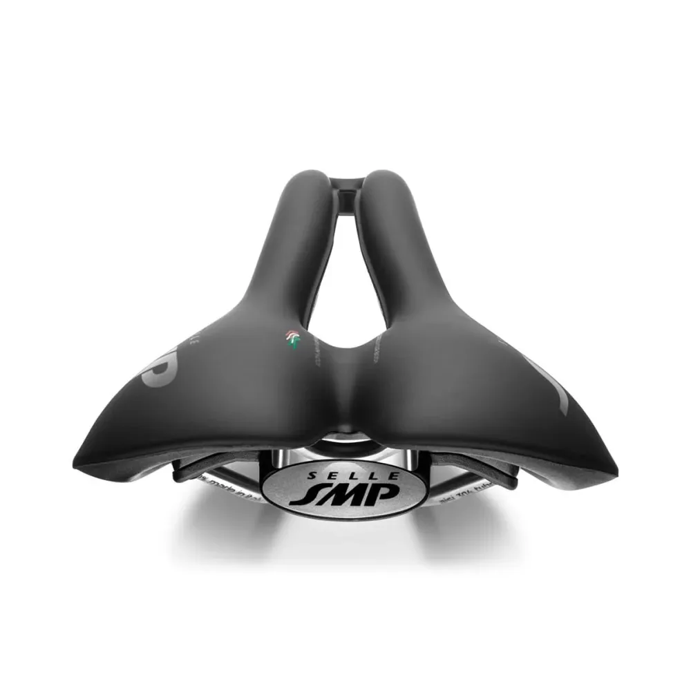 Selim SMP WELL M1 Largura 163mm Carris de ço Preto