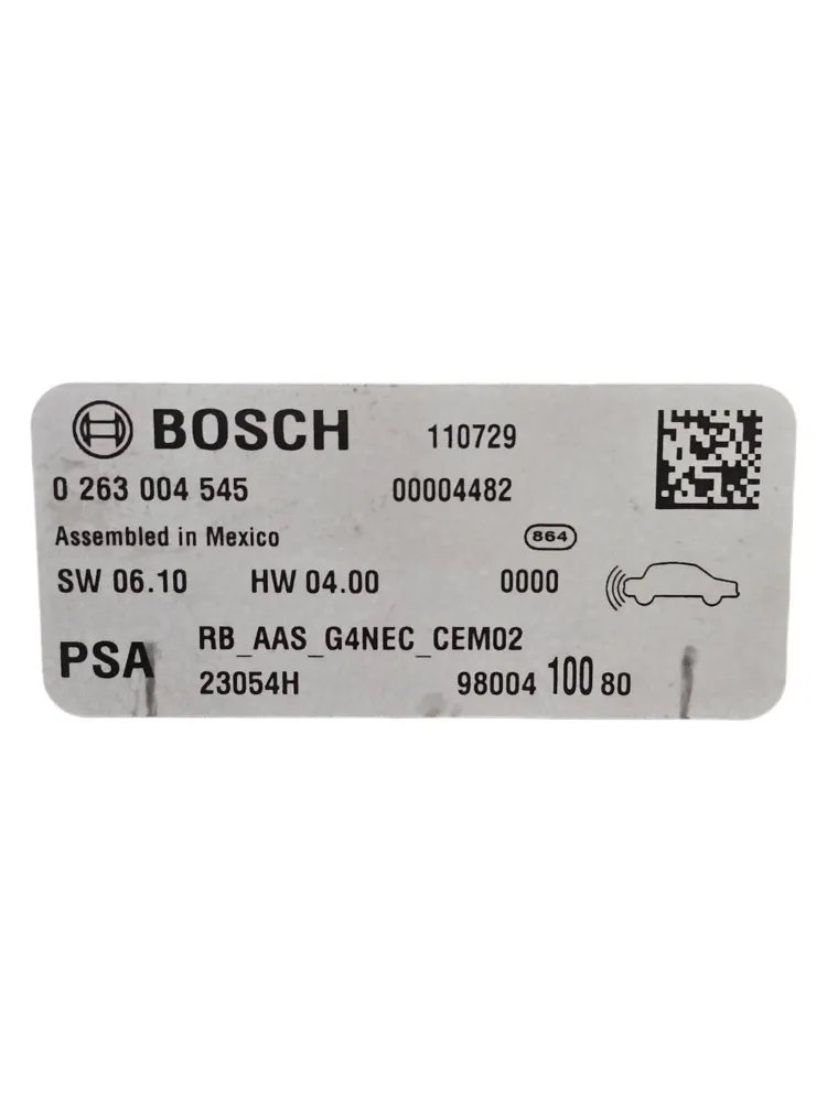 Sensor de estacionamento Citroen DS4 Centrina I Cod: 9800410080 /0263004545 (2011-2018)