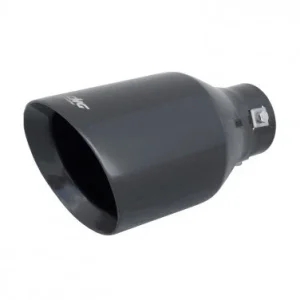 Simoni Racing Ponteiras de Escape Rond ço Inoxidável Preto - Ø115xL210mm - Montagem 38-63mm