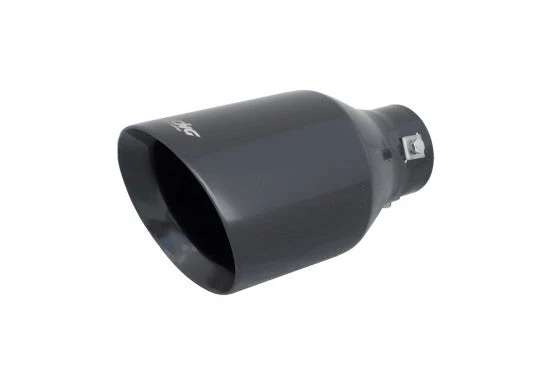 Simoni Racing Ponteiras de Escape Rond ço Inoxidável Preto - Ø115xL210mm - Montagem 38-63mm