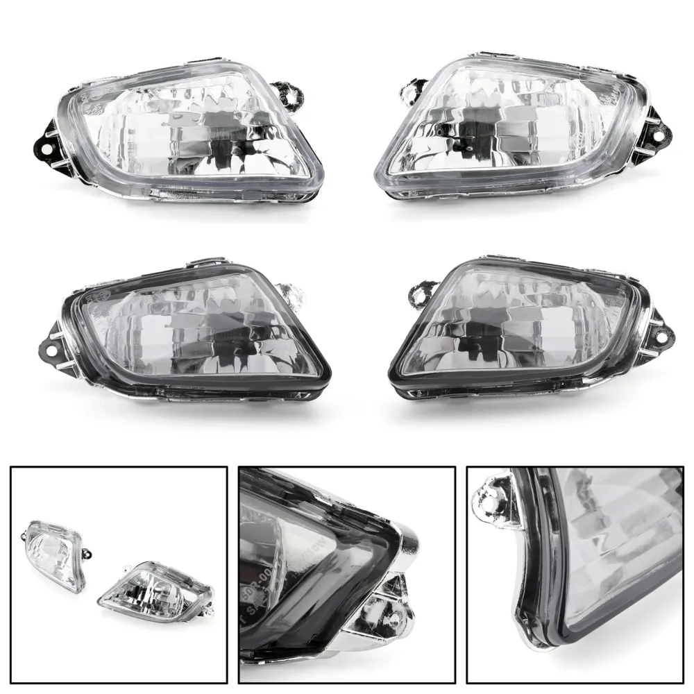 Sinais de curva frontal para lente honda cbr1100xx (1999-2006) 2 cor genérico