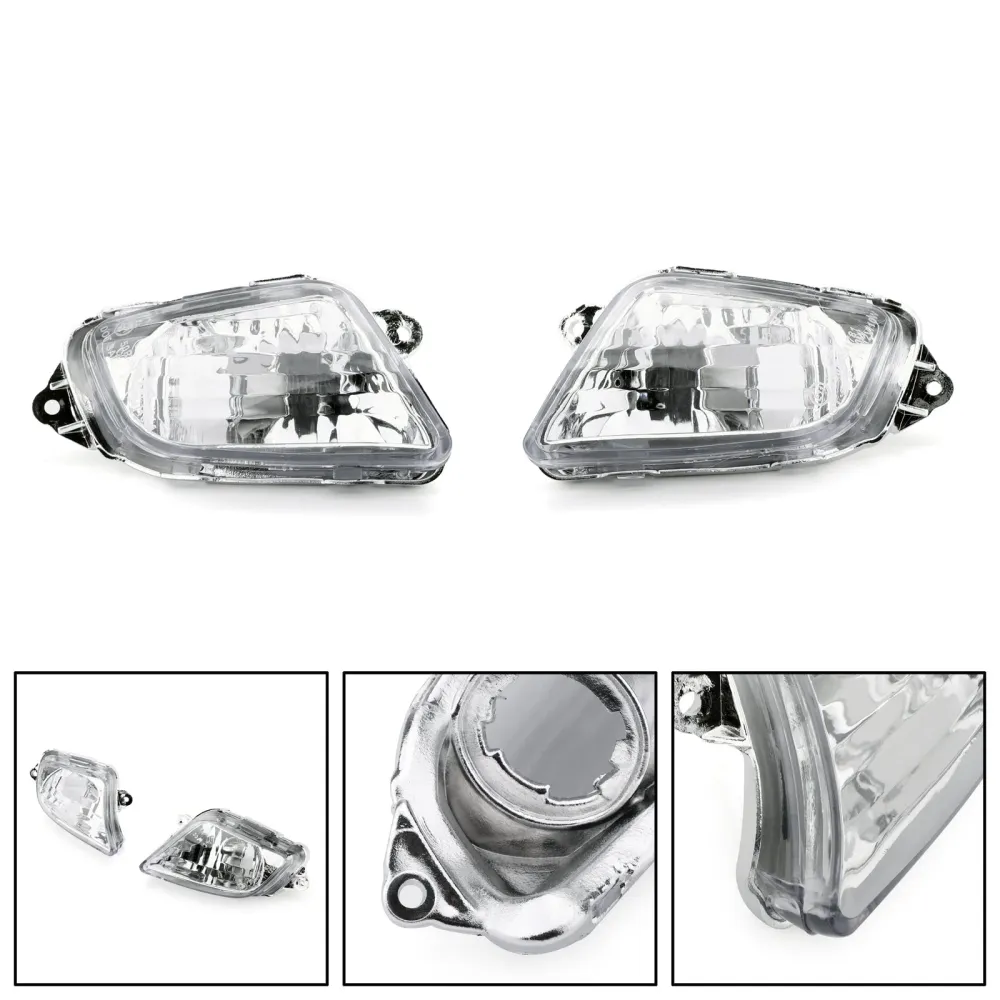 Sinais de curva frontal para lente honda cbr1100xx (1999-2006) 2 cor genérico