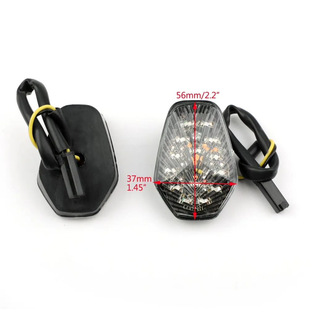 Sinais de curva para o euro LED de montagem descartável para 2001-2005 Suzuki GSXR 600