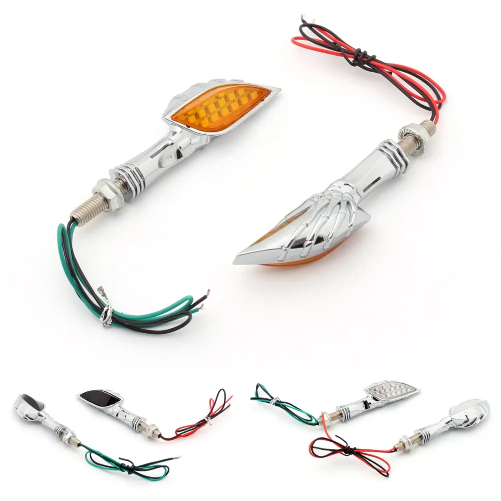 Sinais de curva para LED de esqueleto universal indicador de pisca -pisca 3 cor genérico de cor genérico