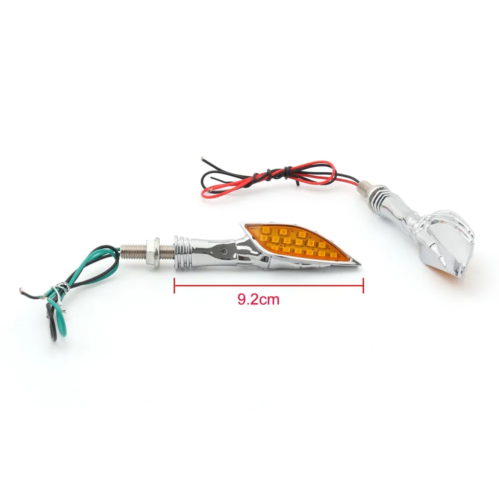 Sinais de curva para LED de esqueleto universal indicador de pisca -pisca 3 cor genérico de cor genérico