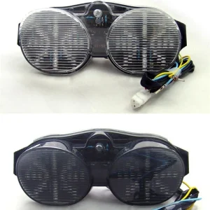 Sinais de curva para luz traseira de LED integrados para Yamaha YZF R6 2001-2002 genérico