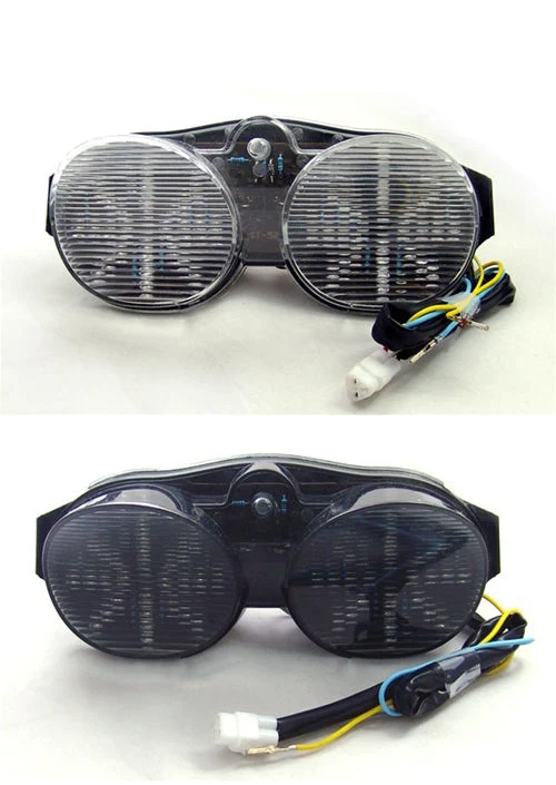 Sinais de curva para luz traseira de LED integrados para Yamaha YZF R6 2001-2002 genérico