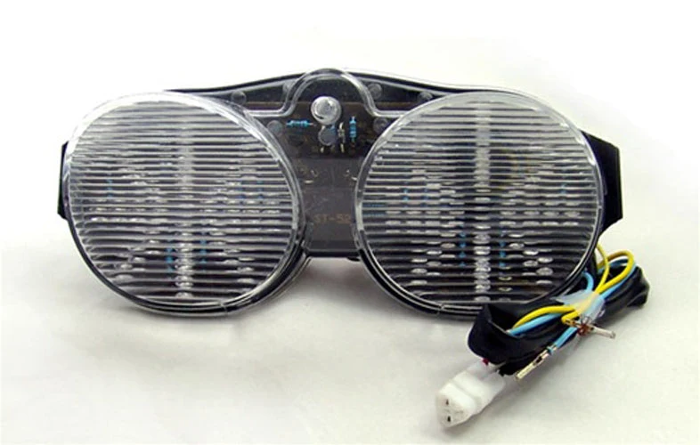 Sinais de curva para luz traseira de LED integrados para Yamaha YZF R6 2001-2002 genérico