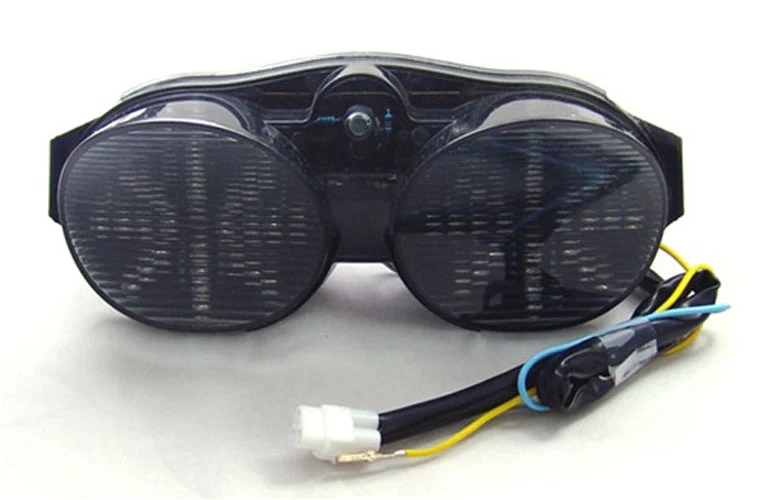 Sinais de curva para luz traseira de LED integrados para Yamaha YZF R6 2001-2002 genérico