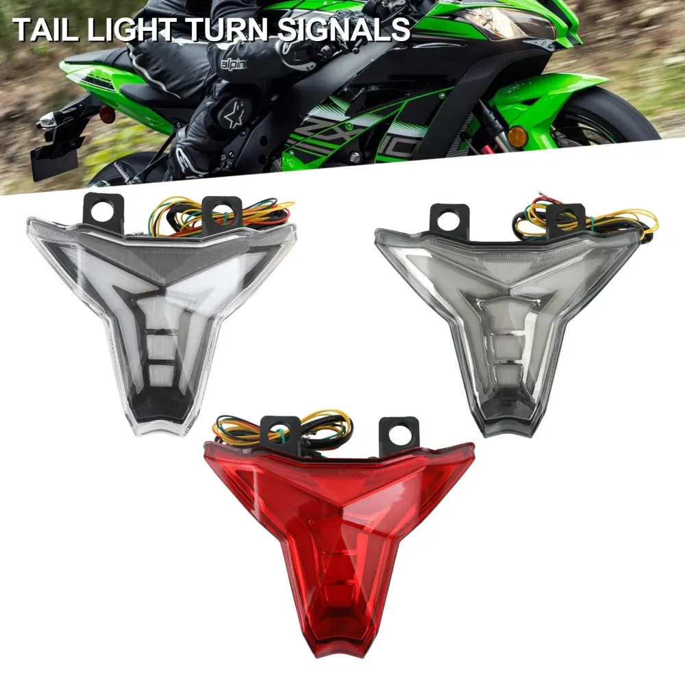 Sinal de giro da luz traseira integrada para kawasaki ninja zx10r z1000 2013-2022 genérico