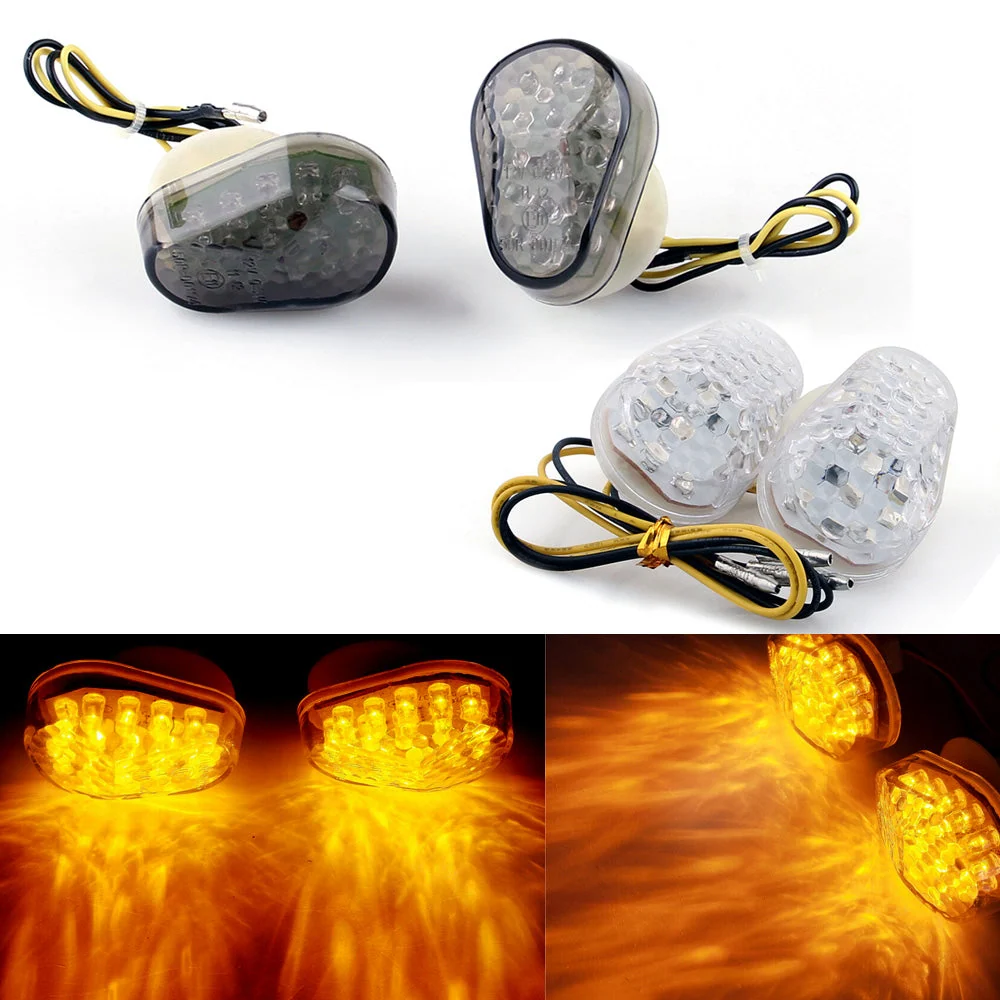 Sinalizações de turno de LED Kawasaki ZX6R (98-2013) ZX10R (04-2013) ZX 7R 9R 12R ZZR600 GENERIC