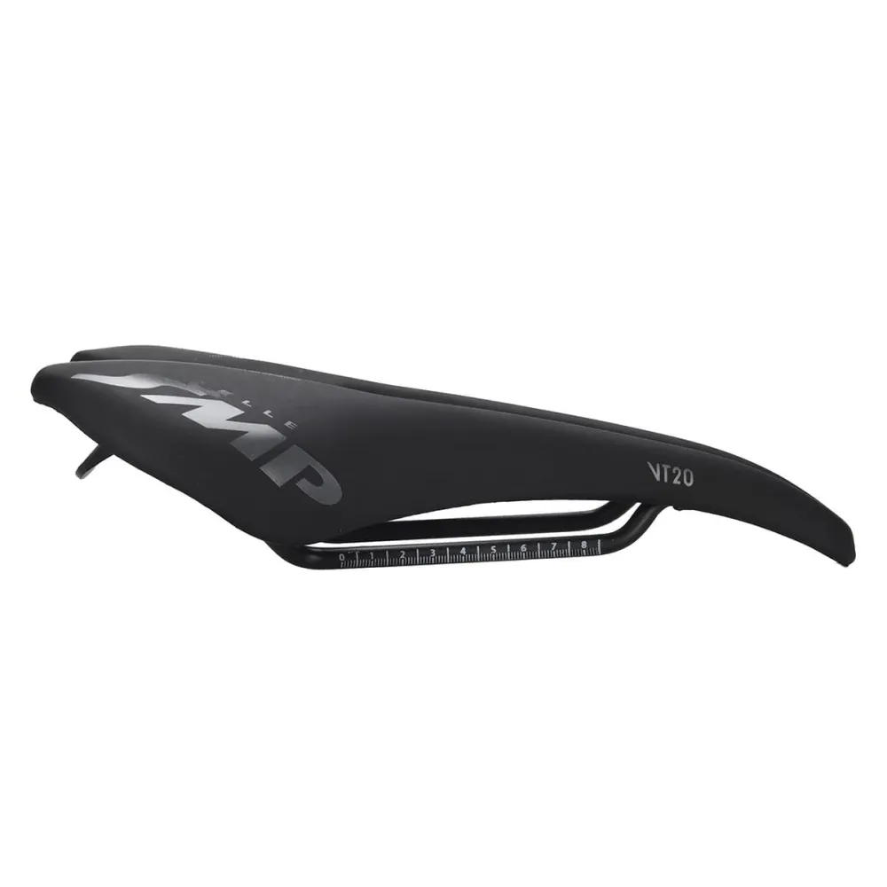 SMP VT20 Selim 142mm Largura Trilhos de ço Preto