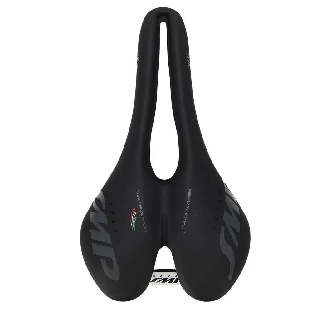 SMP VT20 Selim 142mm Largura Trilhos de ço Preto