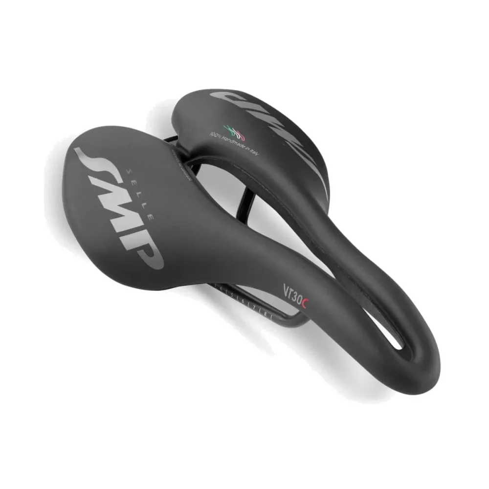 SMP VT30C Selim 155mm Largura Carris de carbono Preto