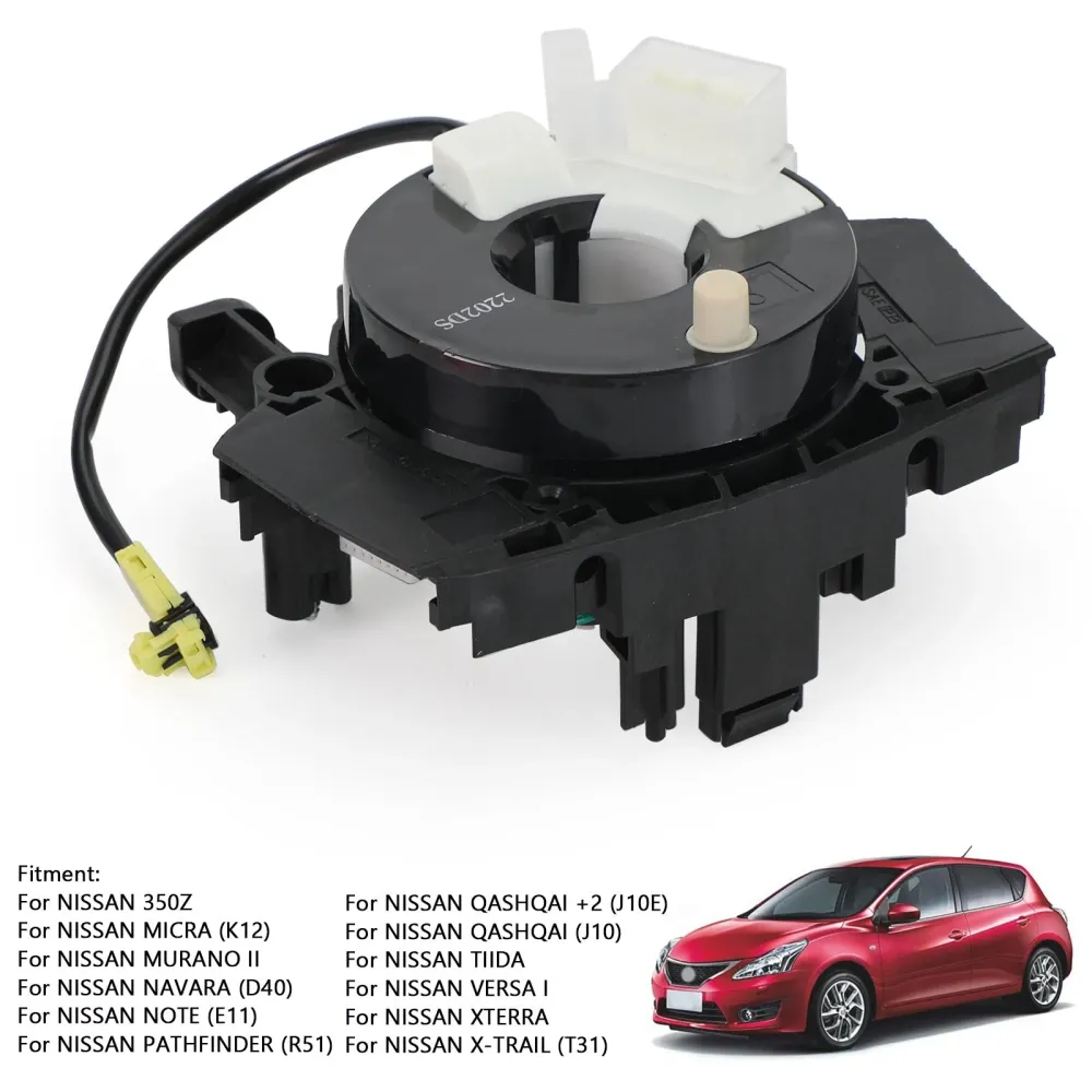 Squib Spiral Cable Clock Spring para Nissan Versa tiida Note Micra K12 E11